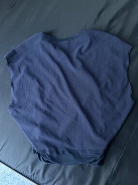 Nike Navy Workout Top — Semi-Sheer